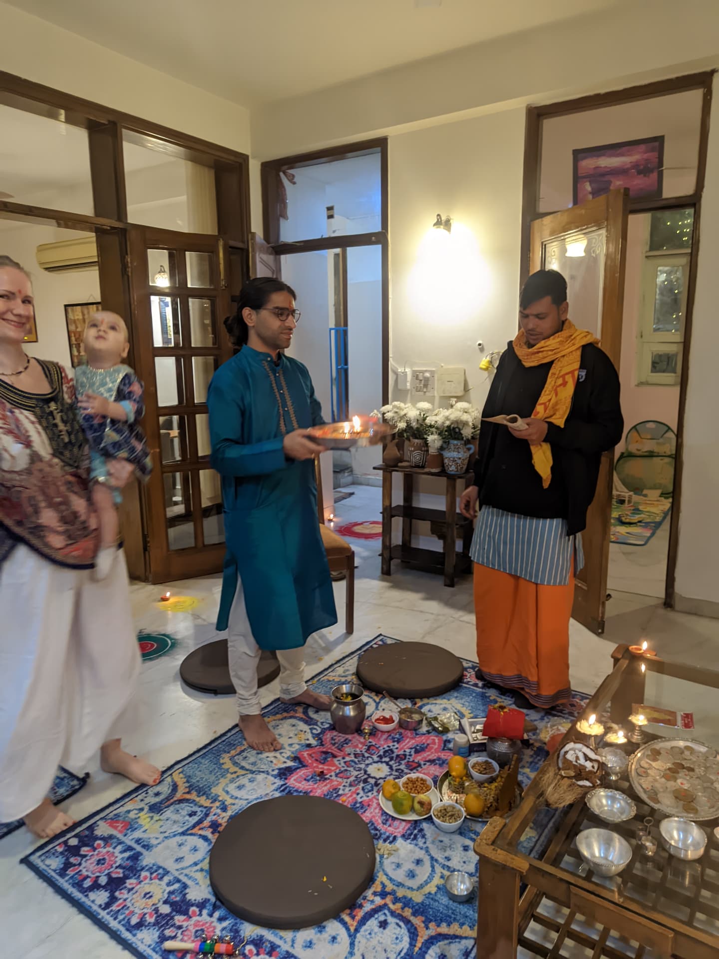 A puja at home