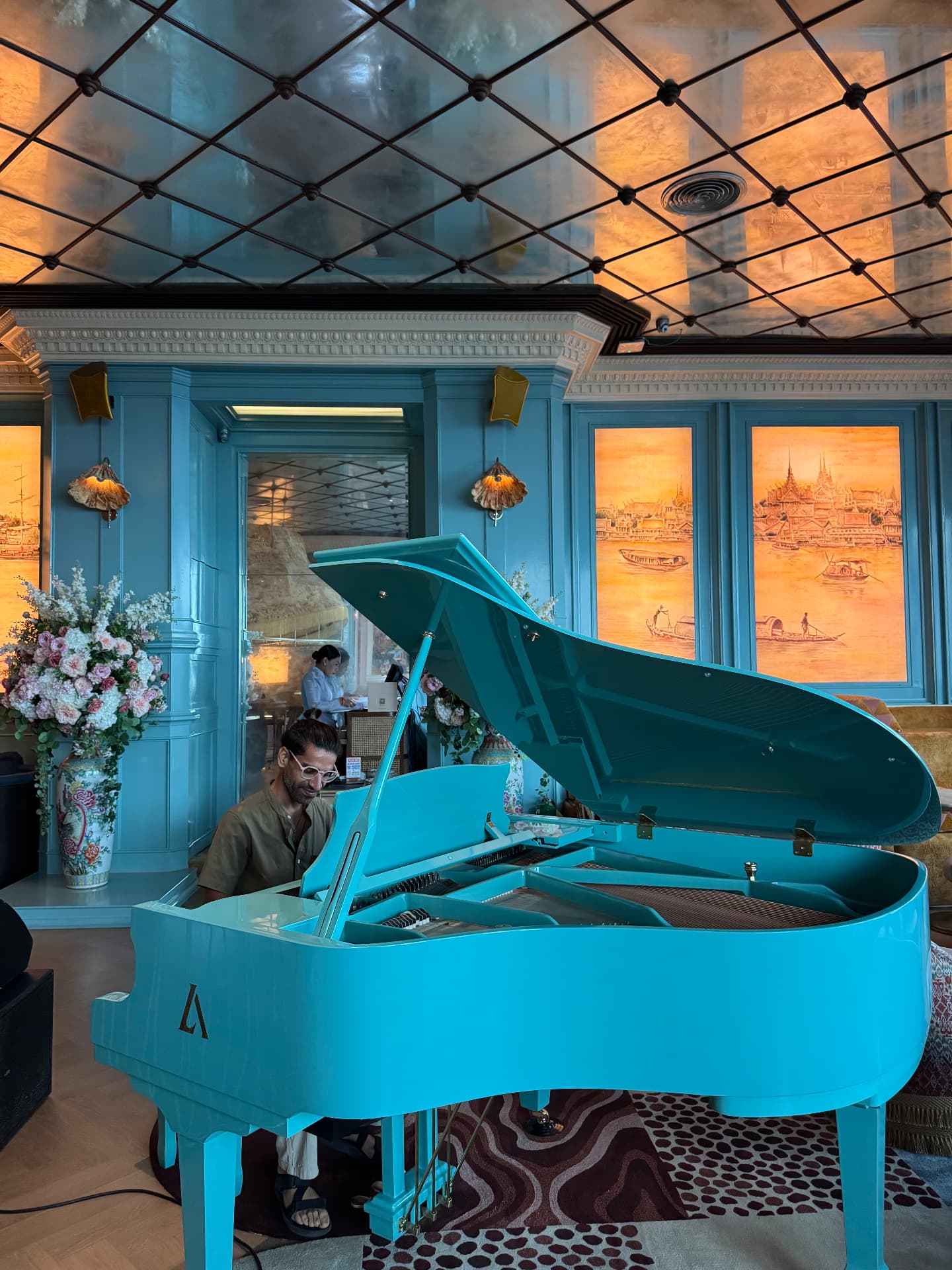 A moment at the piano