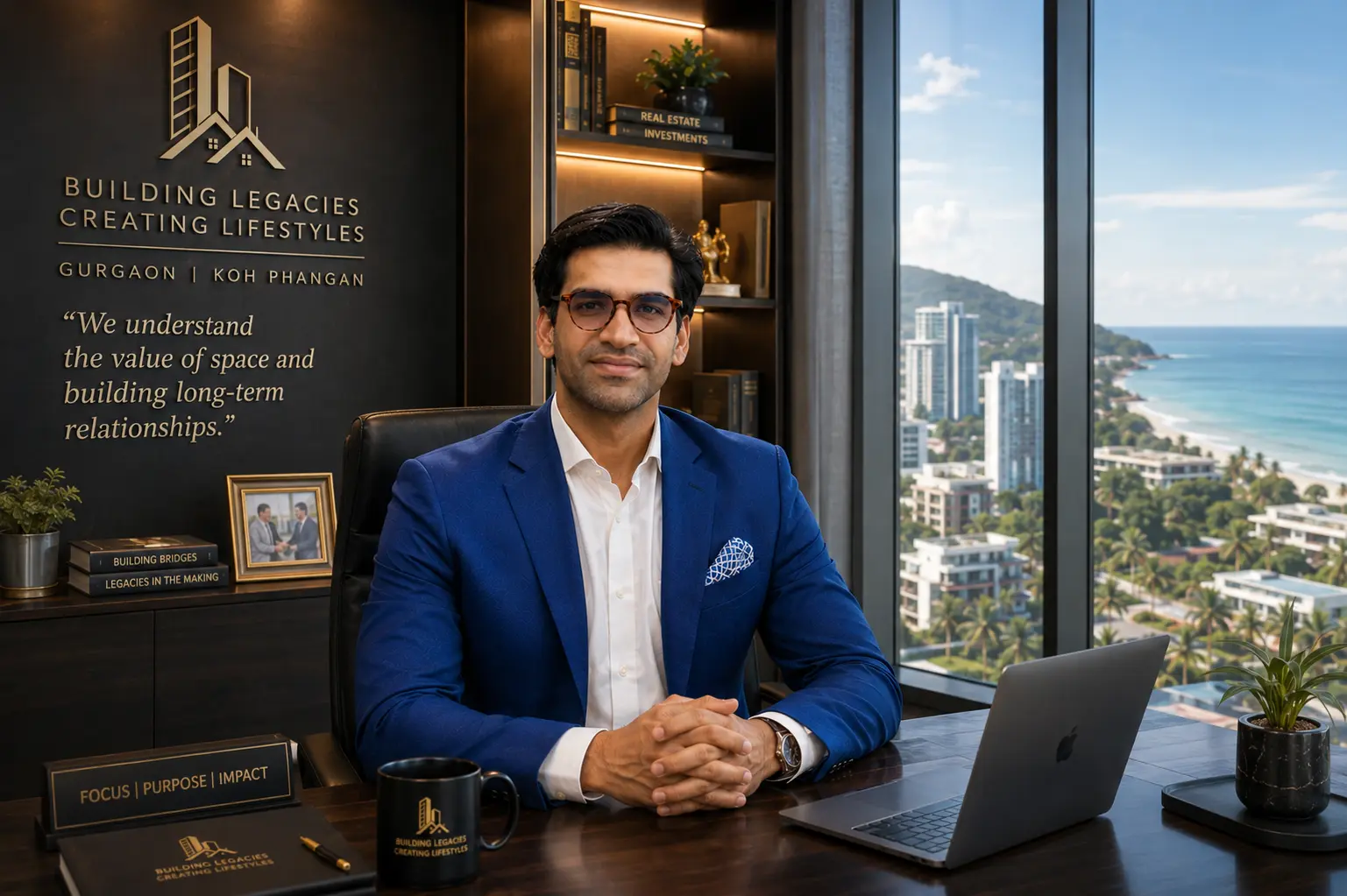 Real estate across Gurgaon and Koh Phangan